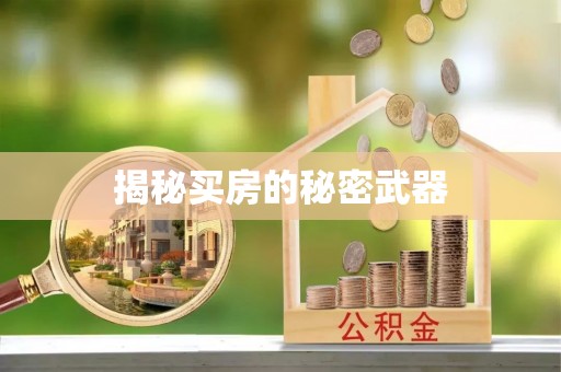 嘉祥揭秘买房的秘密武器